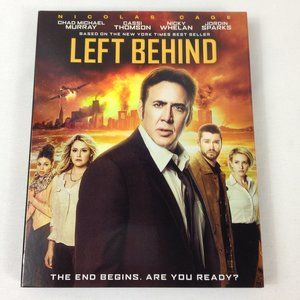 Left Behind - 2014 - Nicolas Cage - Blu ray - DVD - w/-Slipcover - Used